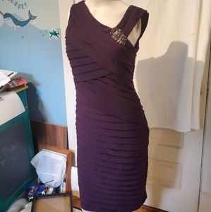 Scarlett nite sleeveless tiered/layered dress